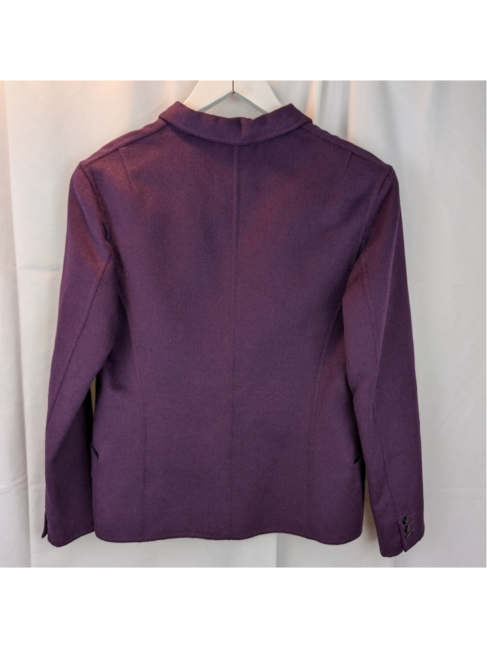 Jil Sander Purple Wool Blend Women's Jacket Size 8(38) In EUC - Picture 7 of 11